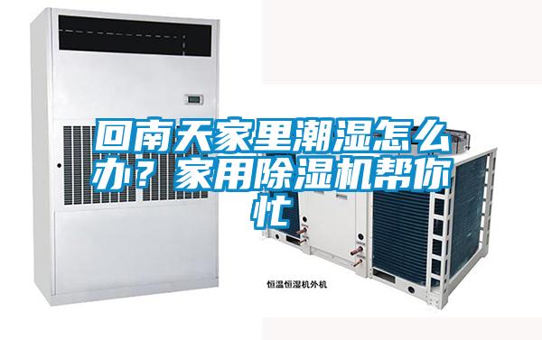 回南天家里潮濕怎么辦？家用除濕機幫你忙