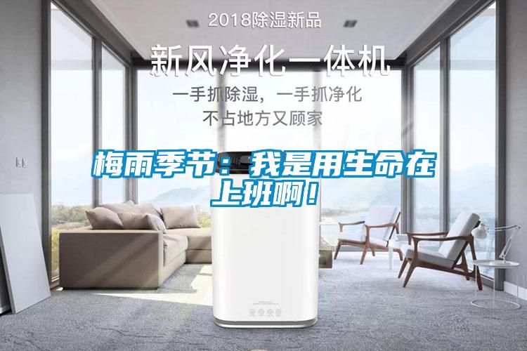 梅雨季節：我是用生命在上班啊！