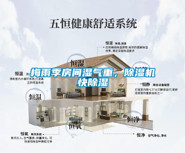 梅雨季房間濕氣重，除濕機快除濕