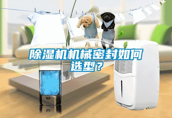 除濕機(jī)機(jī)械密封如何選型？