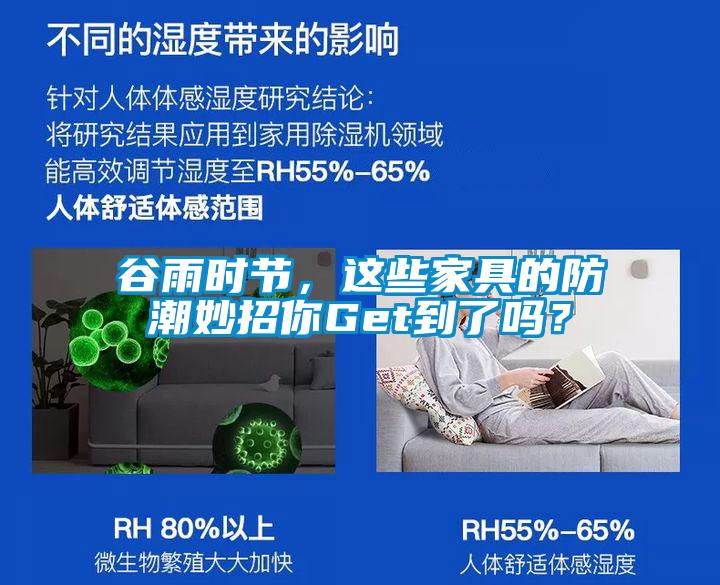 谷雨時節(jié)，這些家具的防潮妙招你Get到了嗎？
