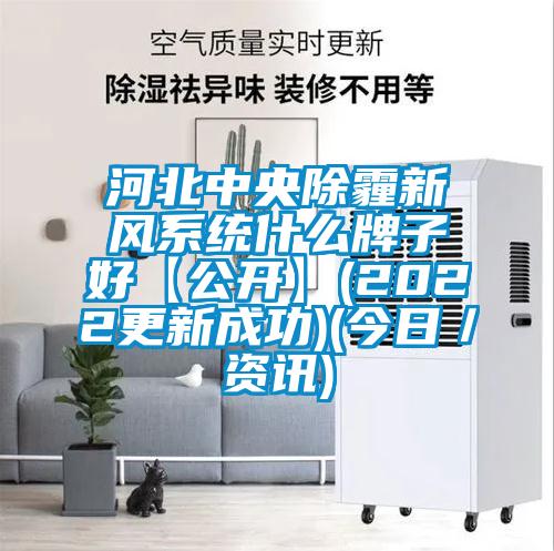 河北中央除霾新風系統(tǒng)什么牌子好【公開】(2022更新成功)(今日／資訊)