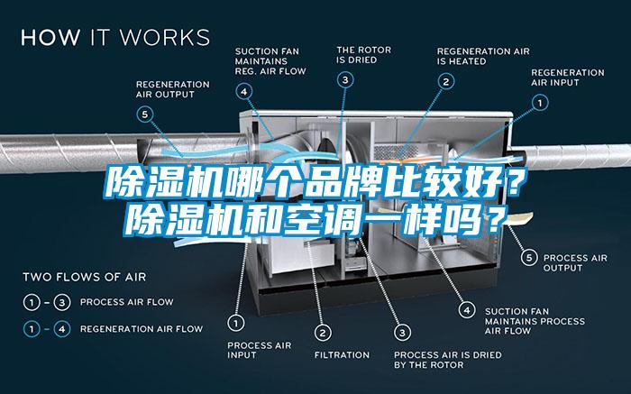 除濕機哪個品牌比較好？除濕機和空調一樣嗎？