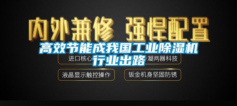 高效節(jié)能成我國工業(yè)除濕機(jī)行業(yè)出路