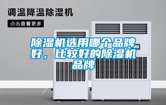 除濕機(jī)選用哪個品牌好，比較好的除濕機(jī)品牌