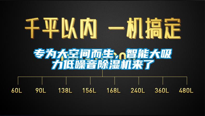 專為大空間而生，智能大吸力低噪音除濕機(jī)來了