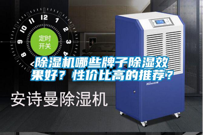 除濕機哪些牌子除濕效果好？性價比高的推薦？