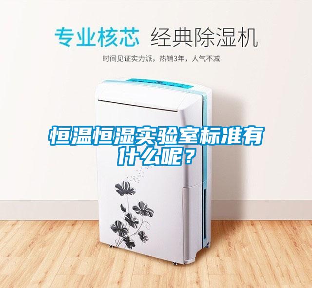 恒溫恒濕實驗室標準有什么呢？