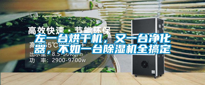 左一臺烘干機，又一臺凈化器，不如一臺除濕機全搞定