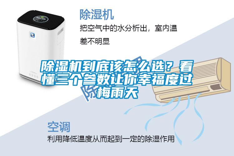 除濕機(jī)到底該怎么選？看懂三個(gè)參數(shù)讓你幸福度過梅雨天
