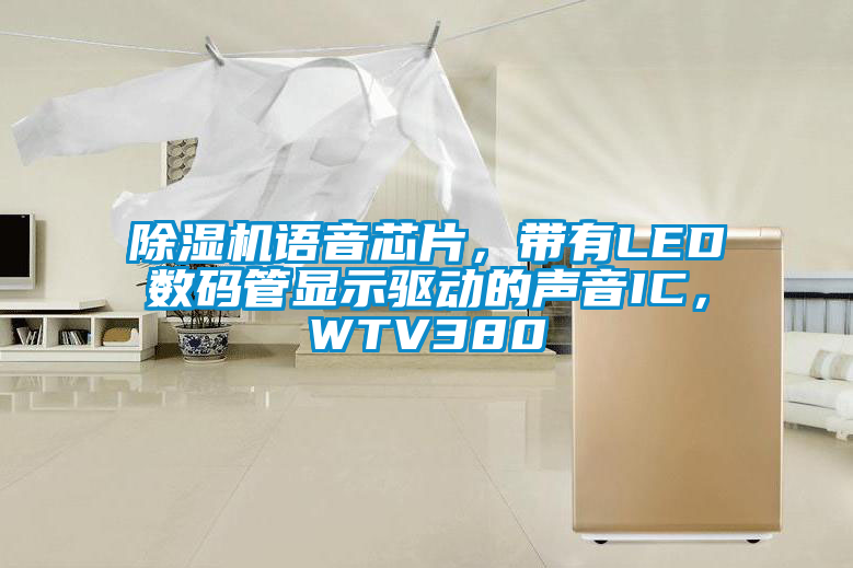除濕機(jī)語(yǔ)音芯片，帶有LED數(shù)碼管顯示驅(qū)動(dòng)的聲音IC，WTV380