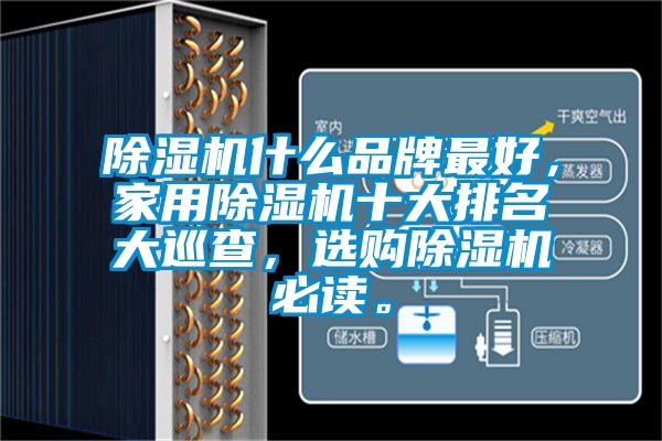 除濕機什么品牌最好，家用除濕機十大排名大巡查，選購除濕機必讀。