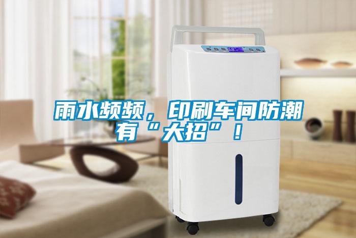 雨水頻頻，印刷車間防潮有“大招”！