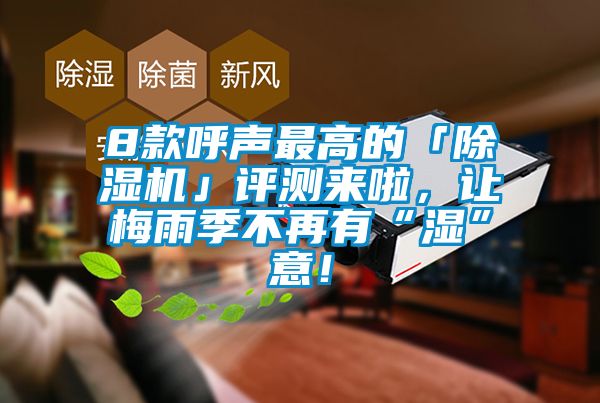 8款呼聲最高的「除濕機(jī)」評(píng)測(cè)來啦，讓梅雨季不再有“濕”意！