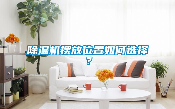除濕機擺放位置如何選擇？