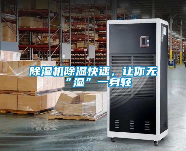 除濕機除濕快速，讓你無“濕”一身輕