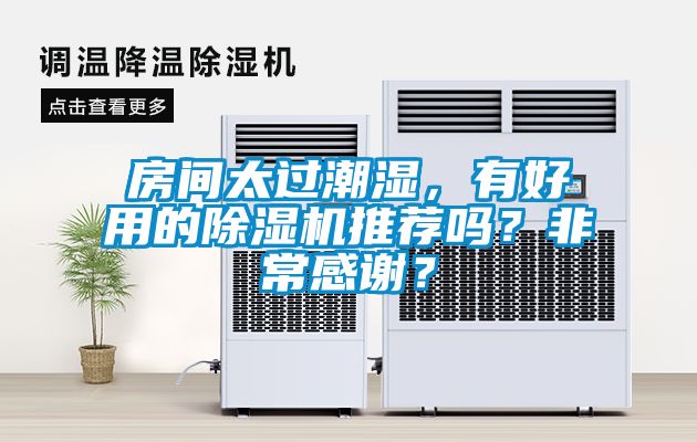 房間太過潮濕，有好用的除濕機推薦嗎？非常感謝？