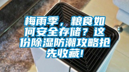 梅雨季，糧食如何安全存儲？這份除濕防潮攻略搶先收藏!